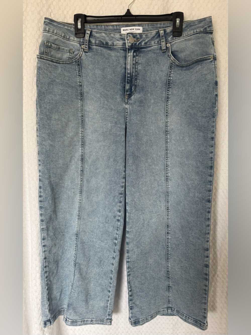 Marc New York Capri Jeans Size 16 Light Wash Cropped Denim Pants
